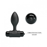 Анальная втулка с вибрацией Pretty Love Vibra Butt Plug черная