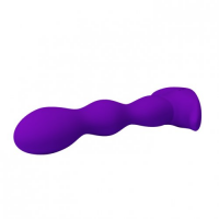 Перезаряжаемый массажер простаты с 12 режимами вибрации фиолетовый