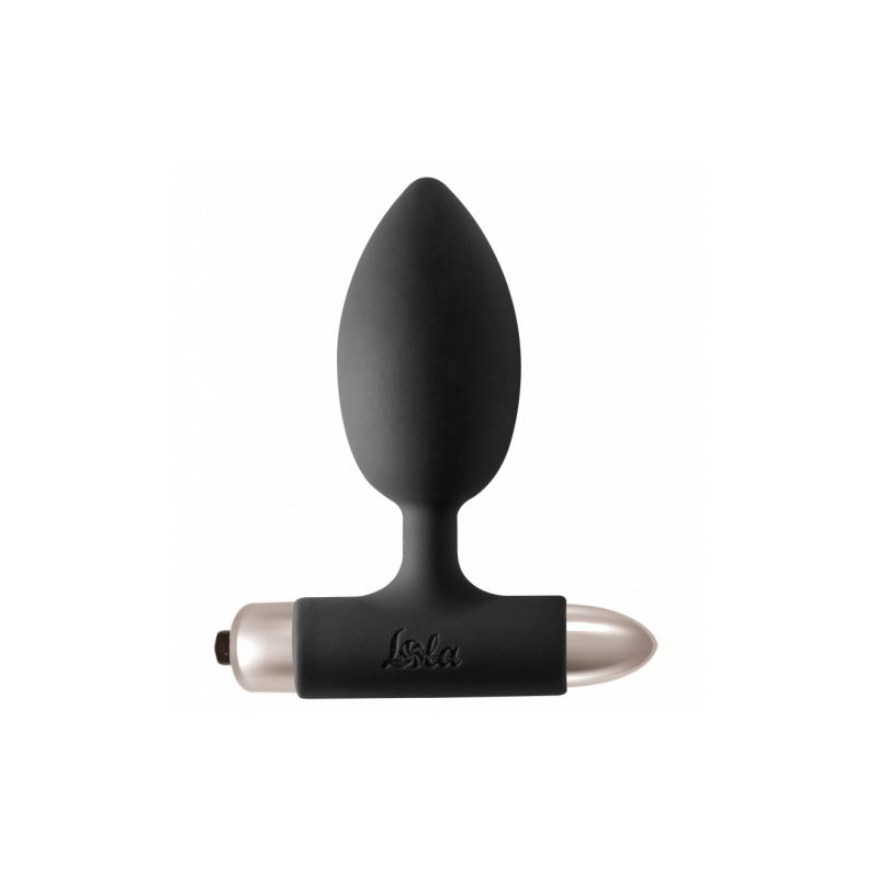 Анальная пробка с вибрацией черная