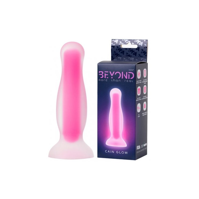 Анальная втулка светящаяся в темноте Cain Glow Toyfa