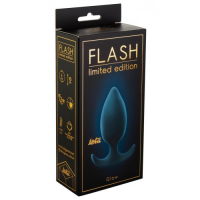 Анальная пробка со смещенным центром тяжести Flash Glow Lola