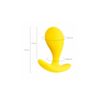 Анальная втулка ToDo by Toyfa Blob желтая
