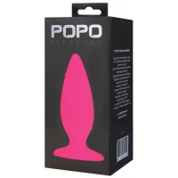 Розовая анальная пробка Popo Pleasure