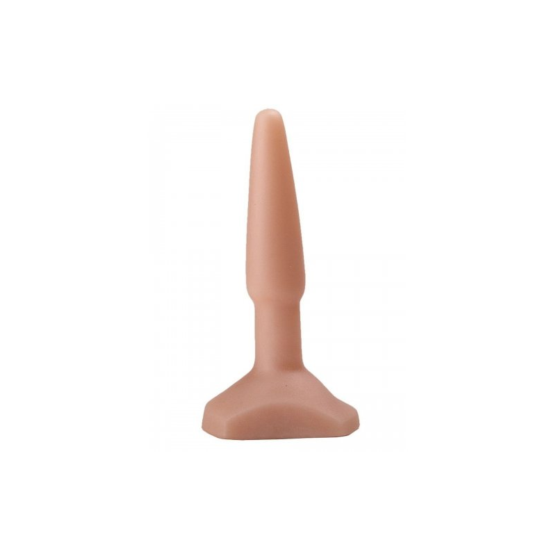 Телесная анальная пробка для ношения