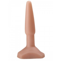 Телесная анальная пробка для ношения