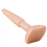 Телесная анальная пробка для ношения