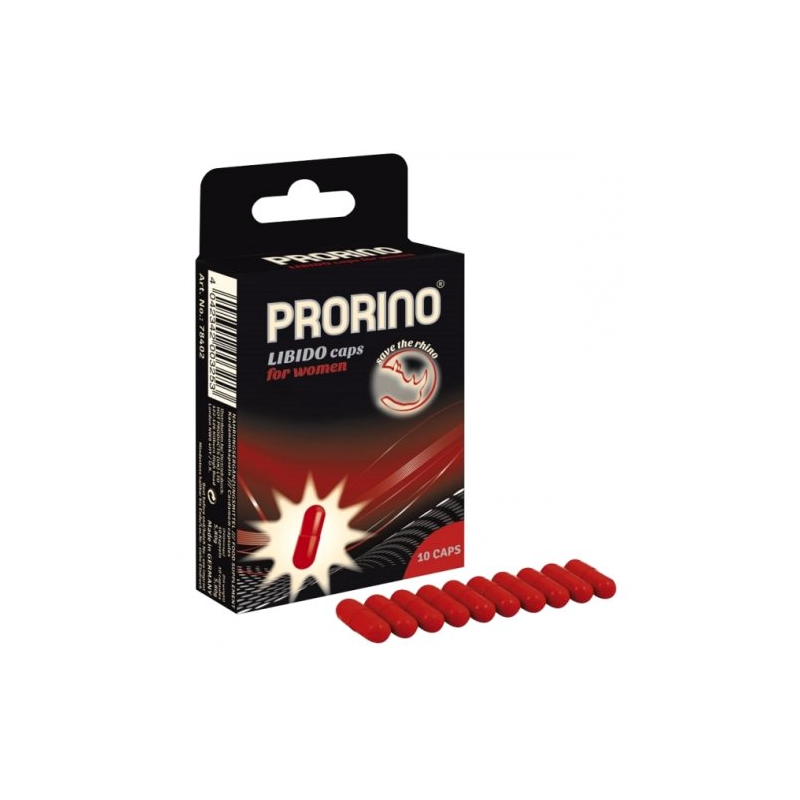Биологически активная добавка для женщин Prorino Ero black line Libido Caps 10 капсул