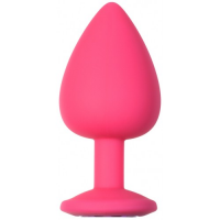 Анальная пробка Emotions Cutie Large Pink Dark Purple Crystal