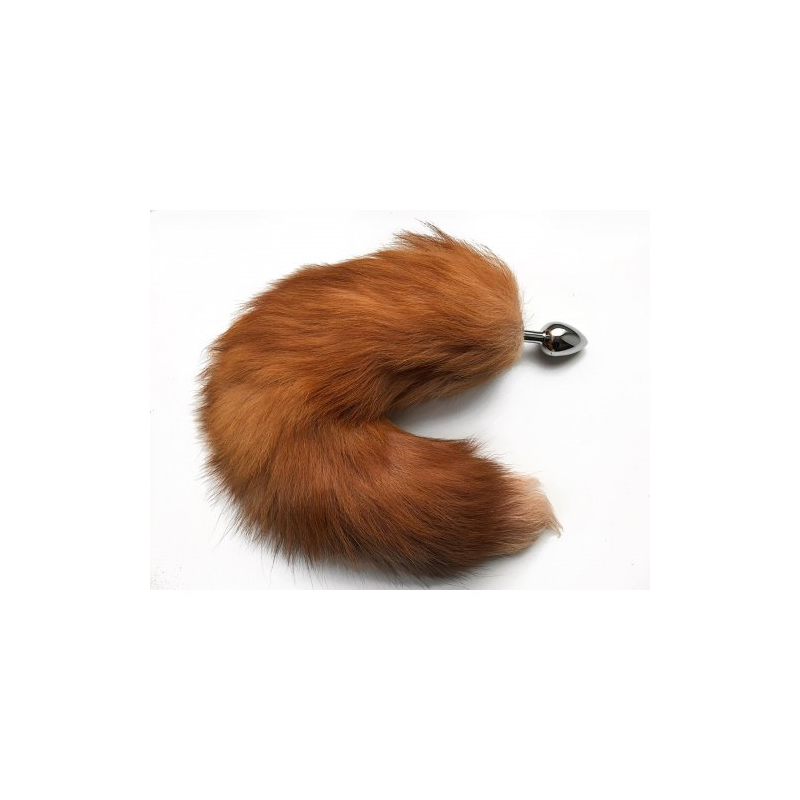 Анальная пробка с хвостиком 40 см