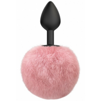 Пробка с хвостиком Emotions Fluffy Pink