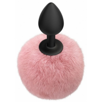 Пробка с хвостиком Emotions Fluffy Pink