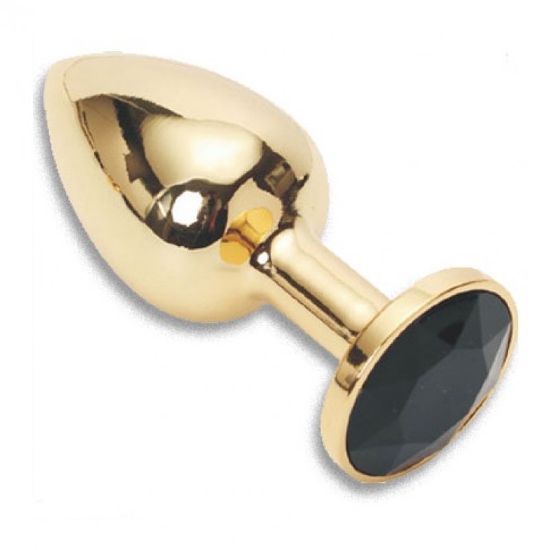 Анальное украшение Golden Plug Small черный