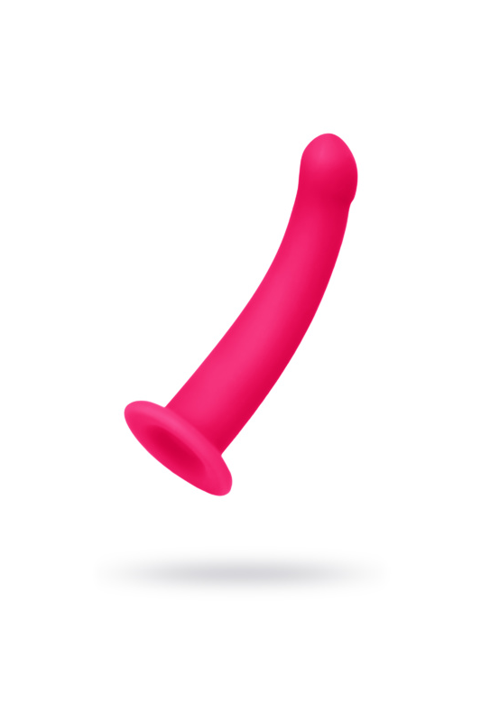 Анальный фаллоимитатор POPO Pleasure by TOYFA с изгибом S, силикон, розовый, 13 см