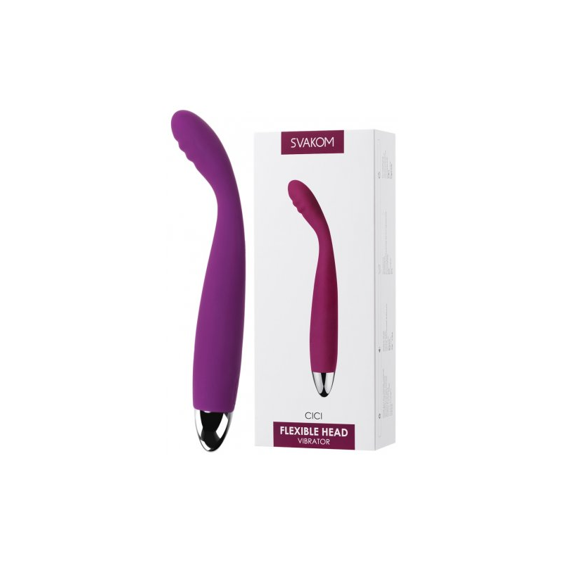 Вибратор для простаты и точки G Svakom Cici, фиолетовый