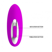 Вибромассажер простаты с функцией ротации Pretty Love Merlin пурпурный
