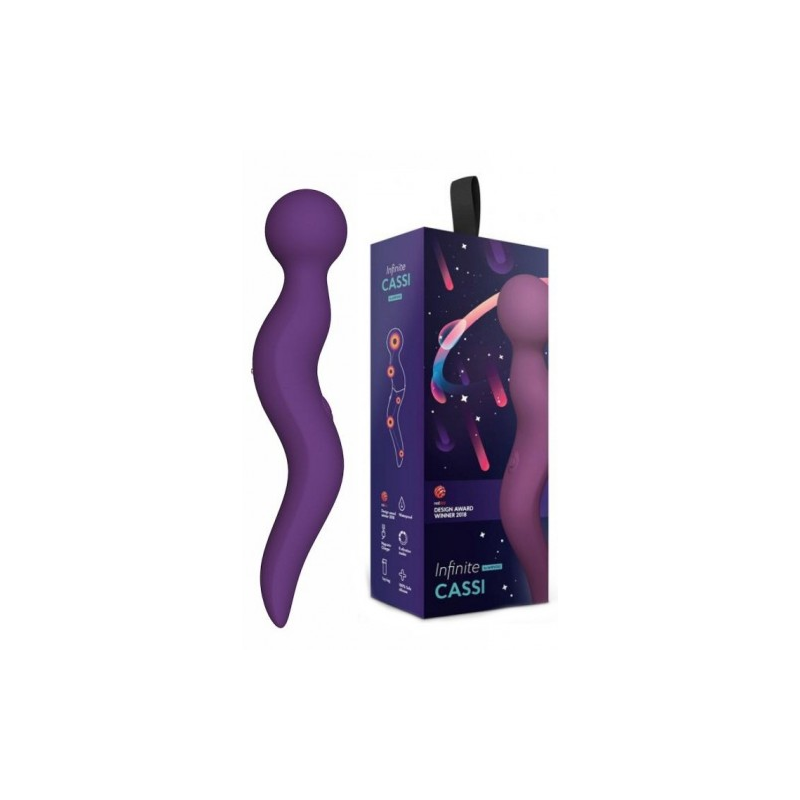 Стимулятор Cassi сливового цвета (без вибрации)