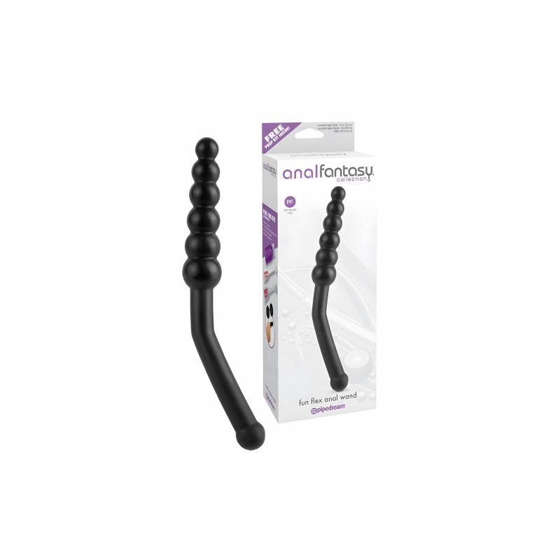 Анальный стимулятор с изогнутой ручкой Pipedream Fun Flex Anal Wand