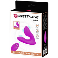 Вибростимулятор простаты со стимулятором промежности Pretty Love Melvin с пультом ДУ
