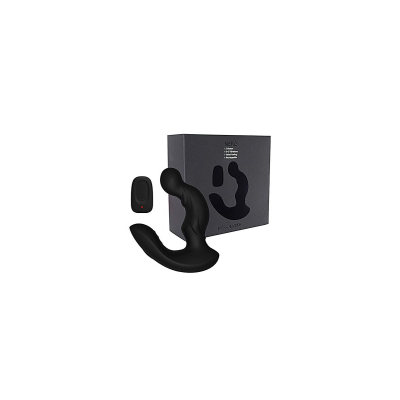Стимулятор простаты Levett Louis с дистанционным пультом управления чёрного цвета