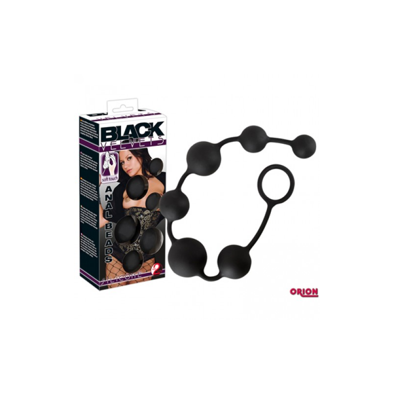 Анальная цепочка Black Velvets Anal Beads 40 см
