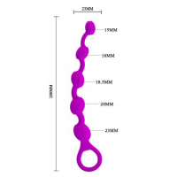 Анальная силиконовая цепочка Pretty Love Beeds