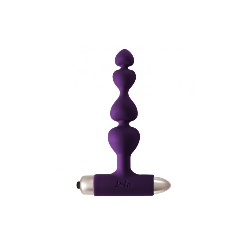 Анальная цепочка с вибрацией Spice It Up Excellence фиолетовая