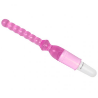 Розовая анальная цепочка