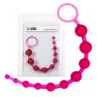 Длинная анальная цепочка ToyFa Anal Beads 30 см