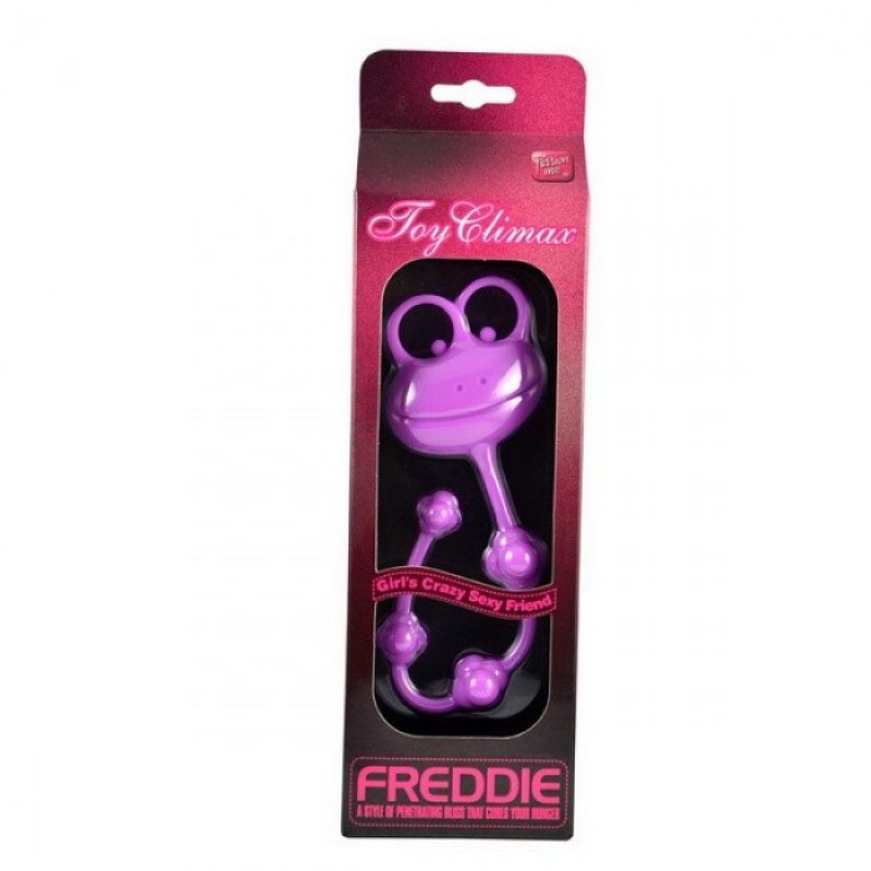 Универсальный силиконовый стимулятор пурпурный Freddie