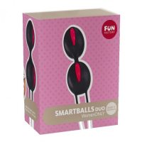 Шарики вагинальные Fun Factory Smartballs Duo черно-малиновые