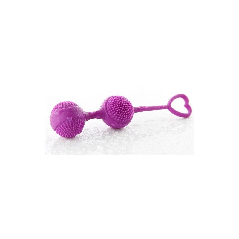 Вагинальные шарики с массажным эффектом Mini bo розовые