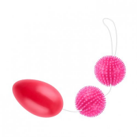 Анально-вагинальные шарики со смещенным центром тяжести с шипами