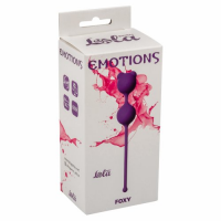 Фиолетовые вагинальные шарики Emotions Roxy