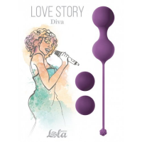 Набор вагинальных шариков Love Story Diva Lavender
