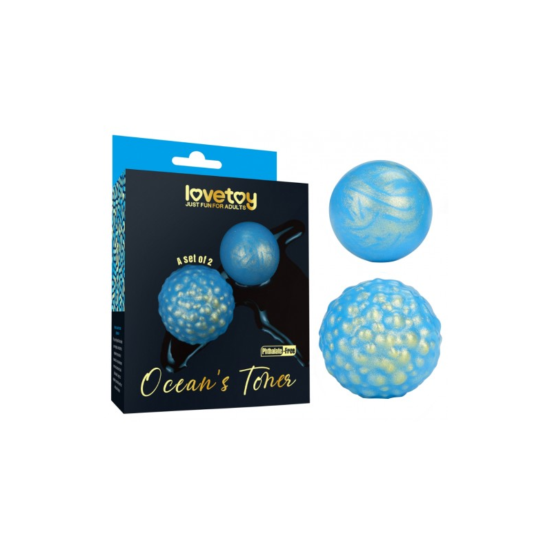 Набор вагинальных шариков без сцепки Ocean's Toner Egg Set 63 гр