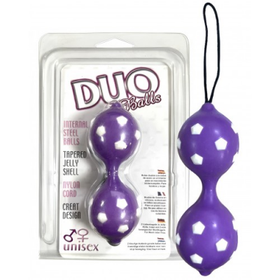 Двойные вагинальные шарики Duo Balls Hot Purple