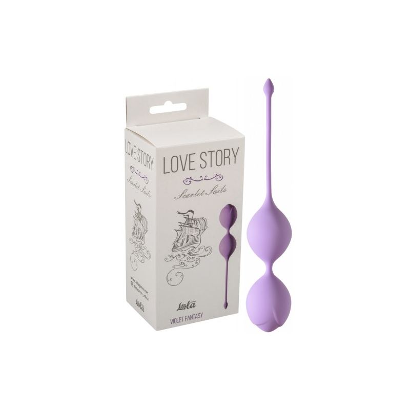 Вагинальные шарики Love Story Scarlet Sails Violet Fantasy
