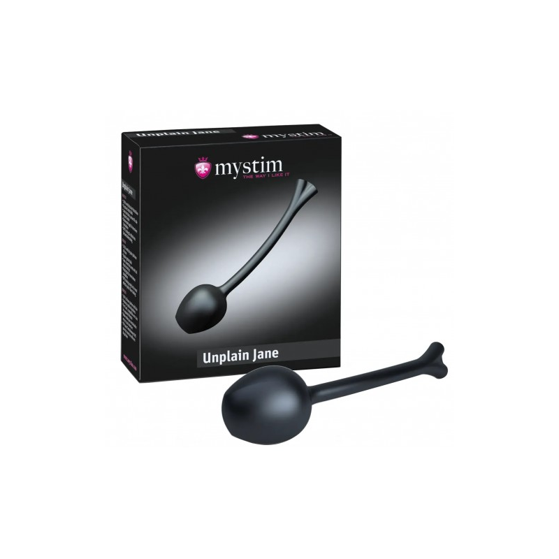 Вагинальный шарик с электростимуляцией Mystim Mono Unplain Jane Geisha Balls