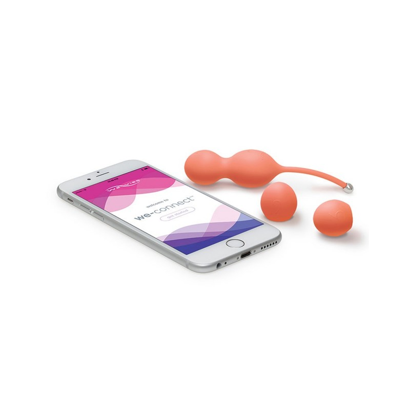 Вагинальные шарики с вибрацией We-Vibe Bloom управляемые смартфоном