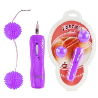 Вагинальные шарики с 7 функциями вибрации фиолетовые