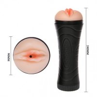 Мастурбатор-вагина в колбе с 7 режимами вибрации Pink Butt