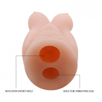 Мастурбатор в виде женщины с вибрацией и ротацией