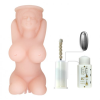 Мастурбатор в виде женщины с вибрацией и ротацией