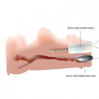 Мастурбатор в виде женщины с вибрацией и ротацией