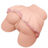 Мастурбатор вагина и попка в юбочке с вибрацией и голосовым сопровождением