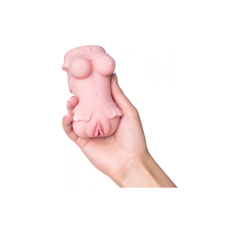 Реалистичный мастурбатор в костюме студентки Juicy Pussy Little Flower