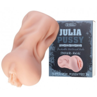 Реалистичный мастурбатор-вагина Julia Xise с лубрикантом в комплекте