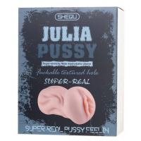 Реалистичный мастурбатор-вагина Julia Xise с лубрикантом в комплекте