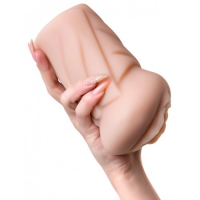 Реалистичный мастурбатор-вагина Olive Xise с лубрикантом в комплекте