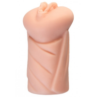 Реалистичный мастурбатор-вагина Olive Xise с лубрикантом в комплекте